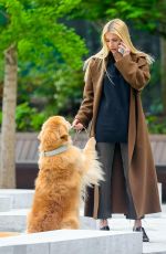 EMMA ROBERTS and CARA DELEVINGE on the Set of American Horror Story 04/24/2023