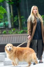 EMMA ROBERTS and CARA DELEVINGE on the Set of American Horror Story 04/24/2023