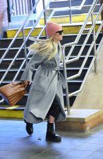 EMMA ROBERTS Filming at a Local Subway Station in Manhattan 04/25/2023