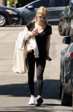 EMMA ROBERTS Heading to Fitness Session in Los Angeles 04/05/2023