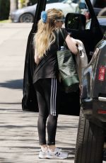 EMMA ROBERTS Heading to Fitness Session in Los Angeles 04/05/2023