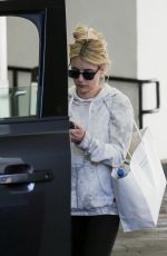 EMMA ROBERTS Leaves a Spa in Beverly Hills 04/08/2023