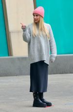 EMMA ROBERTS on the Set of AHS at Central Park 04/27/2023