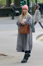 EMMA ROBERTS on the Set of AHS at Central Park 04/27/2023