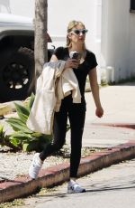 EMMA ROBERTS Out After a Workout in Los Angeles 04/05/2023
