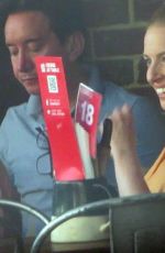 EMMA WATKINS and Oliver Brian Out for Dinner at Grill