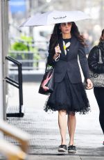 FAMKE JANSSEN Out on a Stroll in New York 04/05/2023
