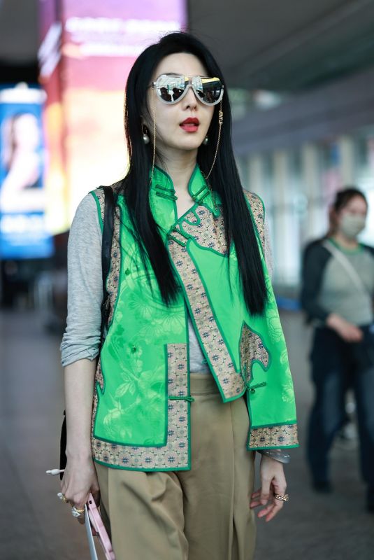 FAN BINGBING Arrives at Airport in Beijing 04/19/2023