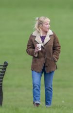FLORENCE PUGH on the Set of We Live in Time 04/03/2023