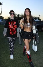 FRANCESCA FARAGO Arrives at 2023 Coachella Music Festival in Indio 04/14/2023