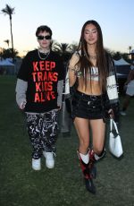 FRANCESCA FARAGO Arrives at 2023 Coachella Music Festival in Indio 04/14/2023