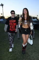 FRANCESCA FARAGO Arrives at 2023 Coachella Music Festival in Indio 04/14/2023