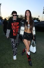 FRANCESCA FARAGO Arrives at 2023 Coachella Music Festival in Indio 04/14/2023