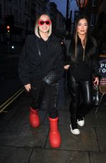 FRANKIE and DEMI SIMS Arrives at PrettyLittleThing Showroom Launch in London 04/12/2023