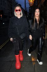 FRANKIE and DEMI SIMS Arrives at PrettyLittleThing Showroom Launch in London 04/12/2023