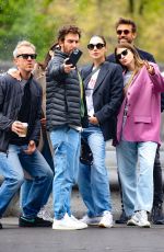GAL GADOT and Jaron Varsano Out with Friends in New York 04/27/2023