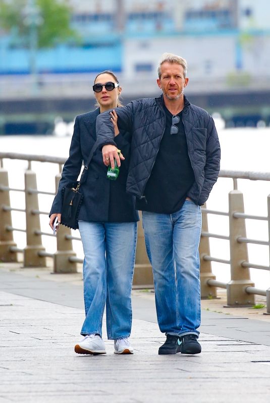 GAL GADOT and Jaron Varsano Out with Friends in New York 04/27/2023