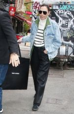 GAL GADOT Out Shopping at Saint Laurent in New York 04/28/2023