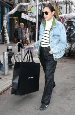 GAL GADOT Out Shopping at Saint Laurent in New York 04/28/2023