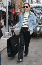 GAL GADOT Out Shopping at Saint Laurent in New York 04/28/2023