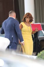 GAYLE KING Out in Miami Beach 04/18/2023