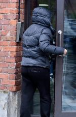GEMMA ATKINSON Arrives at Hits Radio in Manchester 04/14/2023