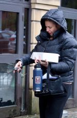 GEMMA ATKINSON Arrives at Hits Radio in Manchester 04/14/2023