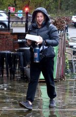 GEMMA ATKINSON Arrives at Hits Radio in Manchester 04/14/2023
