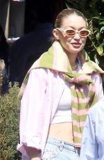 GIGI HADID Arrives at Her Apartment in New York 04/20/2023