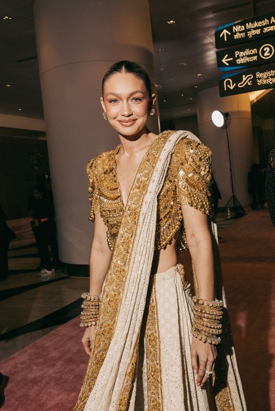 GIGI HADID at a Launch Event in Mumbai 04/01/2023
