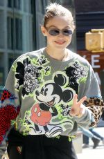 GIGI HADID Out and About in New York 04/21/2023