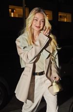 GIGI HADID Out for Dinner at Casa Cruz Restaurants in New York 04/12/2023