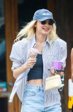 GIGI HADID Out for Ice Cream with a Friend in New York 04/13/2023