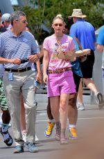 GIGI HADID Out on Her 28th Birthday at Walt Disney World in Olando 04/23/2023