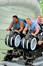 GIGI HADID Out on Her 28th Birthday at Walt Disney World in Olando 04/23/2023