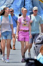 GIGI HADID Out on Her 28th Birthday at Walt Disney World in Olando 04/23/2023