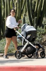 GINA RODRIGUEZ Out with Her Baby in Los Angeles 04/08/2023