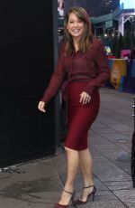 GINGER ZEE Arrives on the Set of Good Morning America in New York 04/03/2023