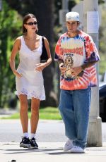 HAILEY and Justin BIEBER Out and About in West Hollywood 04/23/2023