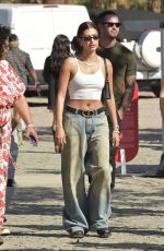 HAILEY BIEBER Arrives at Revolve Party at Coachella 2023 Music Festival in Indio 04/15/2023