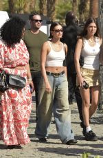 HAILEY BIEBER Arrives at Revolve Party at Coachella 2023 Music Festival in Indio 04/15/2023