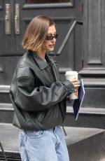 HAILEY BIEBER Leaves a Business Meeting in New York 04/27/2023