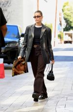 HAILEY BIEBER Leaves Rhode