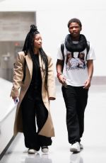 HALLE BAILEY Arrives at LAX Airport in Los Angeles 04/10/2023