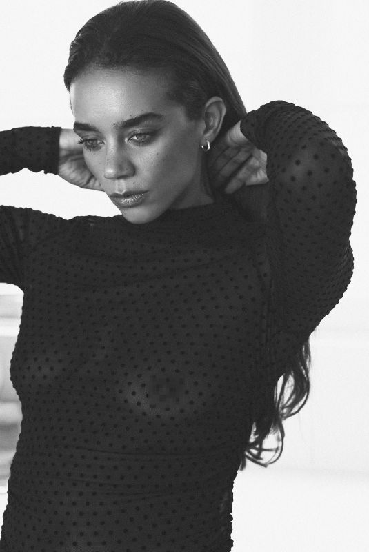 HANNAH JOHN-KAMEN at a Photoshoot, April 2023