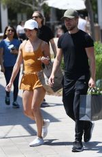 HAYLEY ERBERT and Derek Hough Out Shopping in Studio City 04/23/2023