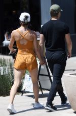 HAYLEY ERBERT and Derek Hough Out Shopping in Studio City 04/23/2023