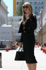HEIDI KLUM Arrives at AGT Studios in Pasadena 04/01/2023