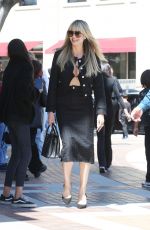 HEIDI KLUM Arrives at AGT Studios in Pasadena 04/01/2023