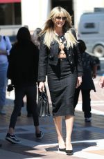 HEIDI KLUM Arrives at AGT Studios in Pasadena 04/01/2023